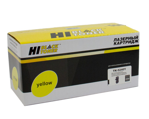 Тонер-картридж Hi-Black (HB-TK-5240Y) для Kyocera P5026cdn/M5526cdn, желтый (3000 стр.) Тонер-картридж Hi-Black (HB-TK-5240Y) для Kyocera P5026cdn/M5526cdn, желтый (3000 стр.)