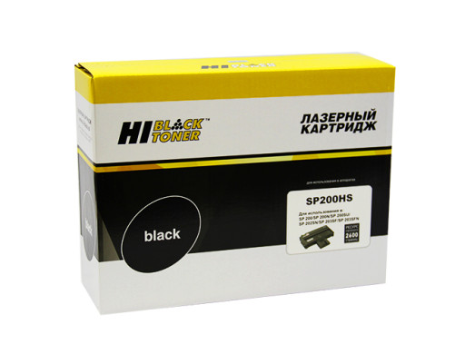 Картридж Hi-Black (HB-SP200HS) для Ricoh Aficio SP 200N/SP202SN/SP203SFN, (2600 стр.) Картридж Hi-Black (HB-SP200HS) для Ricoh Aficio SP 200N/SP202SN/SP203SFN, (2600 стр.)