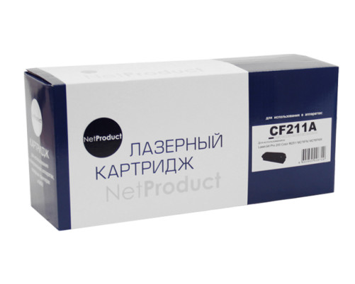 Картридж NetProduct для HP CLJ Pro 200 M251/MFPM276, №131A, голубой (1800 стр.) Картридж NetProduct для HP CLJ Pro 200 M251/MFPM276, №131A, голубой (1800 стр.)