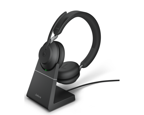 компьютерная гарнитура Jabra Evolve2 65, Link380a MS Stereo Stand Black