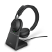 компьютерная гарнитура Jabra Evolve2 65, Link380a MS Stereo Stand Black