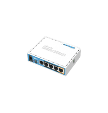 Маршрутизатор MikroTik hAP ac lite with 650MHz CPU, 64MB RAM, 5xLAN, built-in 2.4Ghz 802.11b/g/n two chain wireless with integrated antennas, built-in 5Ghz 802.11ac single  chain wireless with integrated antenna, U