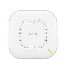 Точка доступа ZyXEL NebulaFlex NWA210AX, WiFi 6, 802.11a/b/g/n/ac/ax (2,4 и 5 ГГц), MU-MIMO, антенны 4x4 , до 575+2400 Мбит/с, 1xLAN 2.5GE, 1xLAN GE, PoE, защита от 4G/5G, БП в комплекте