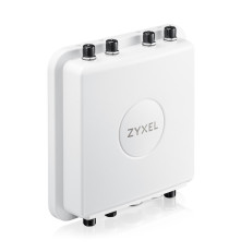 Точка доступа ZyXEL NebulaFlex Pro WAX655E, WiFi 6, 802.11a/b/g/n/ac/ax (2,4 и 5 ГГц), внешние N-type антенны 2x2/4x4 (отдельно), до 575+4800 Мбит/с, 1xLAN 2.5GE, IP67, PoE only