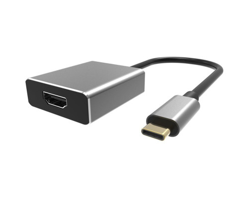 Aдаптер USB 3.1 Type-Cm -->HDMI A(f) 4K@60Hz, Aluminum Shell, VCOM<CU423T>