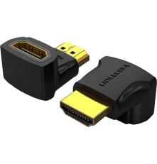 Адаптер-переходник Vention HDMI v2.0 19M/19F угол 90