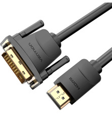 Кабель Vention HDMI 19M/DVI-D Dual link 25M - 2 м.