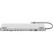 Адаптер TypeC -->3*USB3.0+2*USB2.0+VGA+RJ45+SD+TF+AUD+HDMI+DP+2*USB3.1 Data+PD<CU4703>