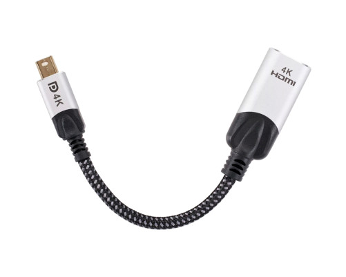 Адаптер miniDisplayPort(M) ---> HDMI(F) 0.15m 4K@60Hz VCOM <CG616M-0.15>