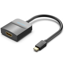 Мультимедиа конвертер Vention USB Type C M/HDMI F, Черный