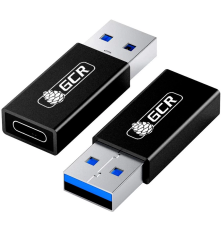 Адаптер-переходник USB 3.0 (USB 3.2 Gen 1) на TypeC, M/F, черный, 5 Гбит/с, GCR-54945