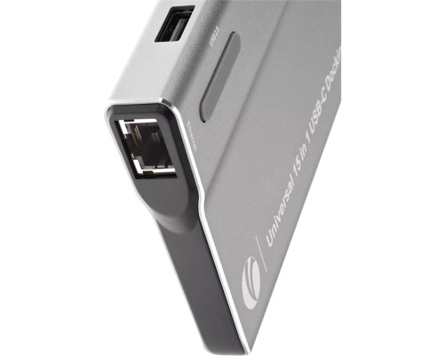 Адаптер TypeC -->3*USB3.0+2*USB2.0+VGA+RJ45+SD+TF+AUD+HDMI+DP+2*USB3.1 Data+PD<CU4703>