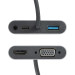 Адаптер USB Type-Cm-->VGA, HDMI 4k*30Hz, USB3.0, PD, Audio, iOpen (Aopen/Qust)<ACU4511>