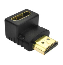 Переходник HDMI-HDMI  19M / 19F верхний угол, GCR-CV304