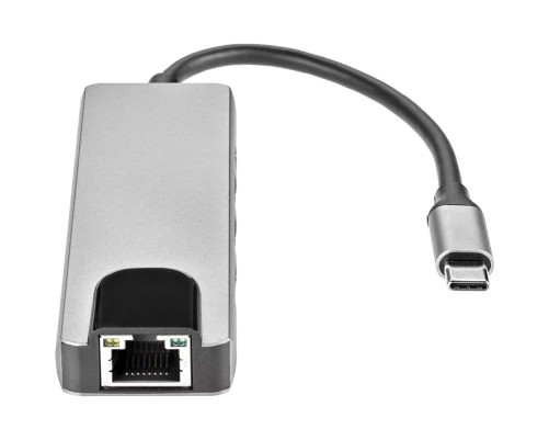 Адаптер USB 3.1 Type-Cm ->HDMI A(m) 4K@30Hz, RJ45, 2XUSB3.0, PD, iOpen <ACU435M>