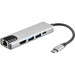 Адаптер USB 3.1 Type-Cm ->HDMI A(m) 4K@30Hz, RJ45, 2XUSB3.0, PD, iOpen <ACU435M>