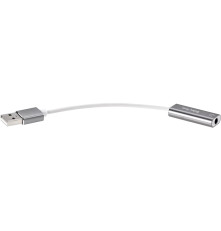 Переходник аудио USB2.0(M)-->3.5мм F (гнездо) Telecom  0.1м <TA316U>