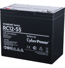 Аккумулятор свинцово-кислотный CyberPower RC 12-55 12В/55Ач