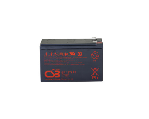 Аккумулятор свинцово-кислотный CSB серия GP, GP1272 (12V28W) , напряжение 12В, емкость 7Ач