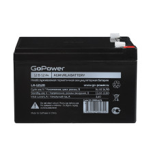 Аккумулятор свинцово-кислотный GoPower LA-12120 12V 12Ah (1/4)