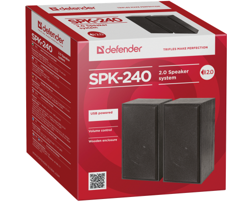 Акустическая система Defender SPK 240 2.0, 6 Вт, питание от USB