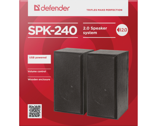 Акустическая система Defender SPK 240 2.0, 6 Вт, питание от USB