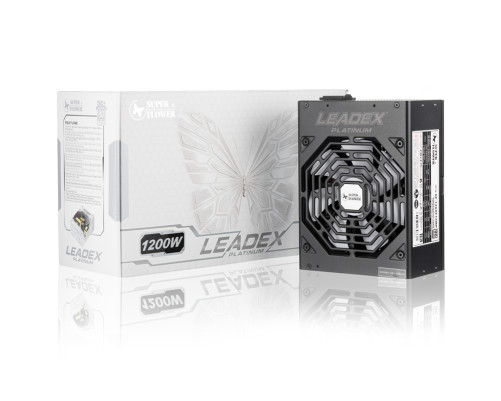 блок питания 1200 Вт Super Flower Leadex Platinum, ATX, 135mm, 10xSATA, 8xPCI-E(6+2), APFC, 80+ Platinum, Full Modular