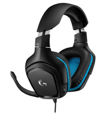 Гарнитура проводная игровая Logitech G432 Leatherette Retail