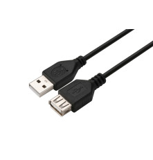 Кабель GoPower Кабель-удлинитель USB2.0 (m)-USB (f) 1.5м 