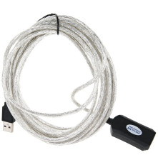 Кабель-адаптер USB2.0-repeater, Кабель-удлинительный активный <Am-->Af> 5м VCOM <VUS7049-5M>