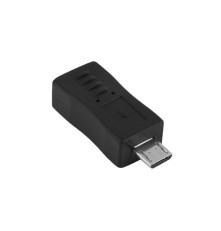 Переходник USB 2.0 MicroUSB / MiniUSB, штекер - гнездо, GC-MU2M5