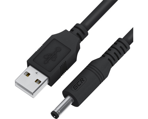 Кабель питания 1.0m USB AM / DC Jack 5.5mm, черный