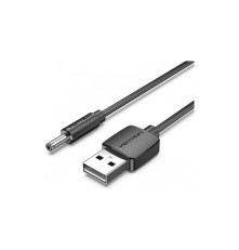 Кабель питания Vention USB AM/DC-jack 3.5мм M - 1м Чёрный