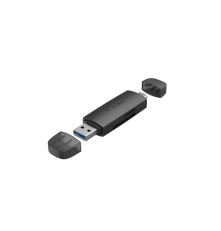 Картридер Vention USB 3.0 A+C (SD+TF) Черный