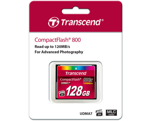 Карта памяти CF Transcend 128GB 800x