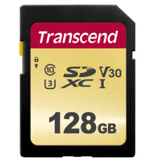 Карта памяти SD Transcend 128GB Class 10 UHS-I U3 V30 R95