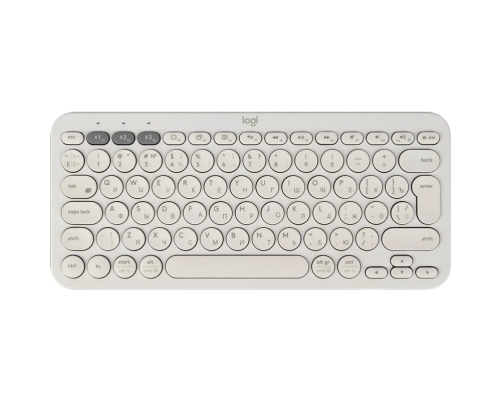 Клавиатура беспроводная Logitech K380 OFF-WHITE Bluetooth RTL, Multi-Device