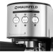 Кофемашина MAUNFELD MF-720S PRO, мощность 1470 Вт, давление 15 бар, капучинатор, резервуар для молока, возможность приготовления 2 чашек, объем резервуара воды 1,2 л , цвет нержавеющая сталь