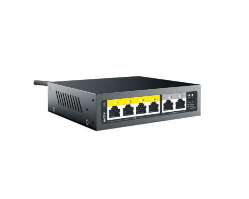 Коммутатор Netis P106C (L2) 6x100Мбит/с 4PoE+ 60W неуправляемый