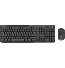 Комплект (клавиатура/мышь) беспроводной Logitech MK295 Silent Combo GRAPHITE