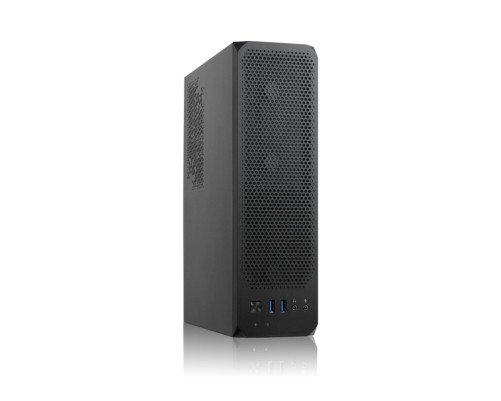 Корпус 230 Вт Foxline FL-1004-TFX230B-85 mATX, black, w/PSU TFX 230W 85+ bronze, w/2xUSB3.0, HDA, w/pwr cord, w/8cm FAN