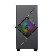 Корпус Gamemax Cyclops BG mATX, black, wo PSU, w1xUSB3.0+1xUSB2.0, w1x12cm ARGB front fan (GMX-12-Rainbow-C9), w1x12cm ARGB rear fan (GMX-12)