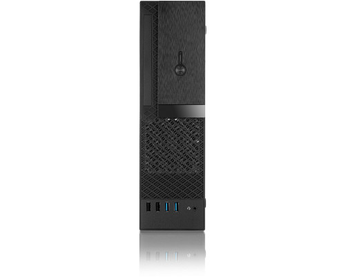 Корпус  300Вт Foxline FL-1001 mATX, black, wPSU TFX 300W, w2xUSB2.0+2xUSB3.0, w1xcombo audio, wpwr cord, w 8cm FAN