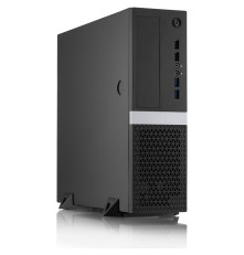 Корпус 300Вт Foxline mATX Desktop 300W FL-211 mATX, black, w/PSU TFX 300W, w/2xUSB2.0+2xUSB3.0, w/pwr cord, w/ 8cm FAN