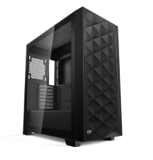 Корпус PCCOOLER C3D510 BK, Mesh Mid Tower, Black, TG, 0.7 SPCC, no fans E-ATX, ATX, mATX, mITX 170390205mm 2x2.5", 2x3.5", 7xPCI 2xUSB-A 3.0 455x220x491mm