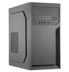 Корпус 450 Вт Foxline FL-702, mATX, 1x5.25EXT, 1x3.5EXT, 2x3.5INT, 2xUSB3.0, HDA, wo FAN, w450W ATX PSU, w1.2m EU pwr cord