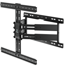 Кронштейн ONKRON SM2 BLACK, 32-90" макс 400*600 наклон -10°/+10°, поворот ±30° Макс нагрузка 40кг, от стены 20-245мм, черный