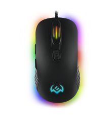 Мышь проводная игровая SVEN RX-G820 (6+1кл. 200-4800 DPI. ПО. SoftTouch. RGB-подсветка. игров. упак)