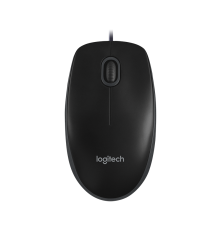 Мышь проводная Logitech B100, Black, USB