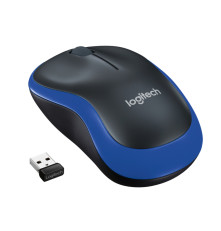 Мышь беспроводная Logitech M185, Blue